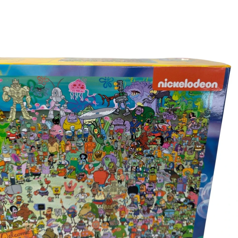 Aquarius SpongeBob SquarePants 3000 Piece Jigsaw Puzzle Bikini Bottom Party New